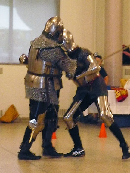 Wrestling is a big part of medieval martial arts